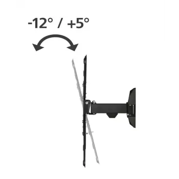Hama 00220823 TV stiprinājums/statīvs 165,1 cm (65 collas) melns