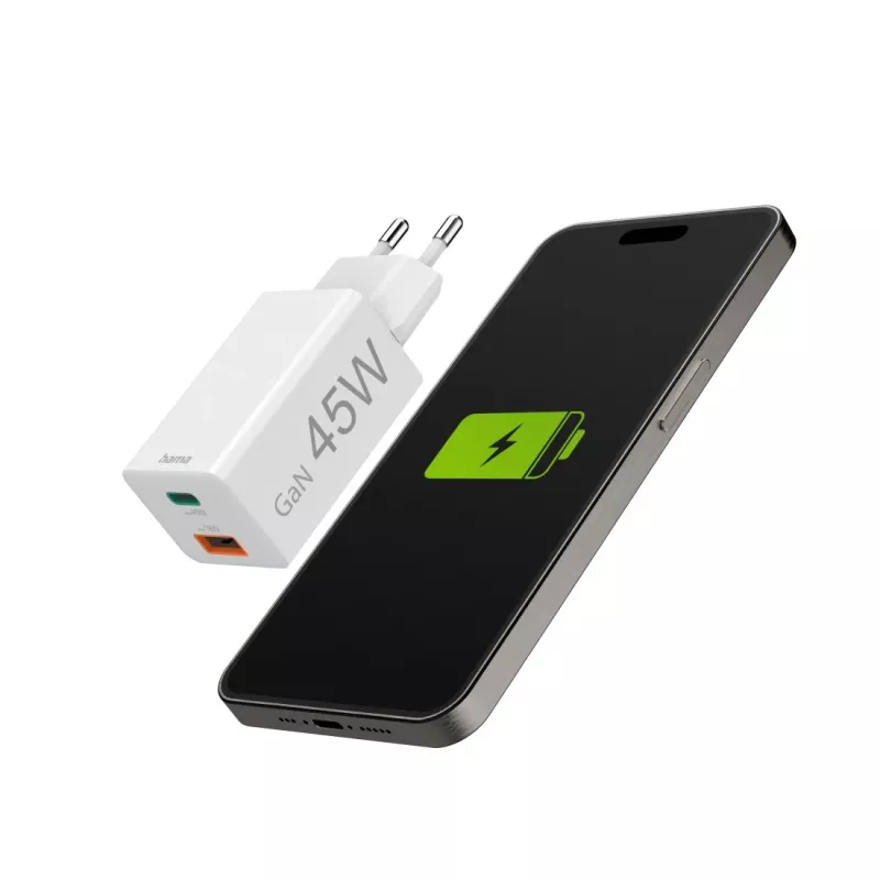 Hama 00125141 mobilās ierīces lādētājs Universāls Balts Maiņstrāva Ātrā uzlāde Iekštelpām