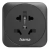 Hama 00223460 strāvas kontaktdakšas adapteris Type E/F hybrid Universal Melns