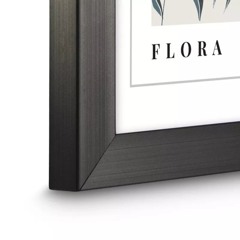 Hama Flora viena attēla rāmis pelēks