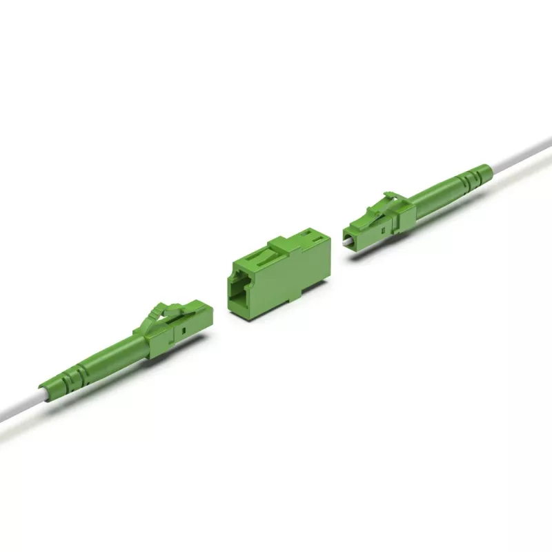 Hama 00200801 optiskās šķiedras adapteris LC/APC 1 gab. zaļš