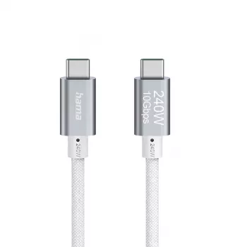 Hama Full-Featured USB kabelis USB 3.2 Gen 2 (3.1 Gen 2) 1.5 m USB C Balts