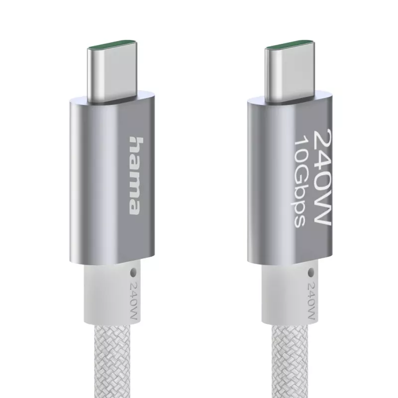Hama Full-Featured USB kabelis USB 3.2 Gen 2 (3.1 Gen 2) 1.5 m USB C Balts
