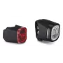 Hama 00185837 velosipēda lukturis Aizmugurējais apgaismojums + Priekšējais apgaismojums (komplekts) LED
