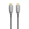 Hama 00202036 HDMI kabelis 15 m HDMI A tips (standarta) melns, pelēks, sudrabains