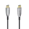 Hama 00202036 HDMI kabelis 20 m HDMI Type A (Standard) Melns, Pelēks, Sudraba