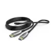 Hama 00202036 HDMI kabelis 20 m HDMI Type A (Standard) Melns, Pelēks, Sudraba