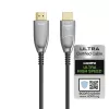 Hama 00202036 HDMI kabelis 20 m HDMI Type A (Standard) Melns, Pelēks, Sudraba