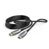 Hama 00202036 HDMI kabelis 20 m HDMI Type A (Standard) Melns, Pelēks, Sudraba