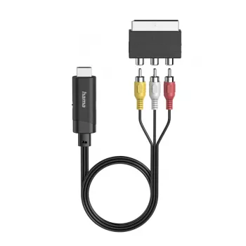 Hama 00205775 video kabeļa adapteris HDMI Type A (Standard) SCART (21-pin) Melns