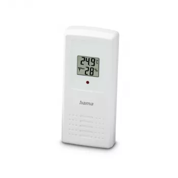 Hama 00222244 digitālā meteoroloģiskā stacija Balta Ar bateriju