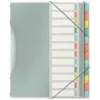 Esselte Colour'Breeze sadalītāju grāmata ar 12 iedalītājiem, daudzkrāsaina, polipropilēns (PP), 266 mm, 20 mm, 370 g, 1 gab.