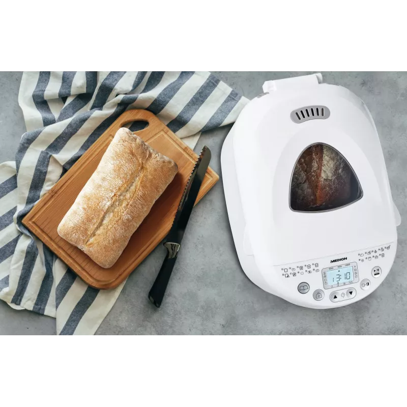 Maizes cepējs MEDION MD 11011 550 W Balts 1 kg Digitālais taimeris