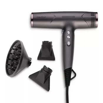 Matu žāvētājs MEDION LIFE HD2 1740 W, melns, maks. temperatūra 95 °C, 1,8 m vads