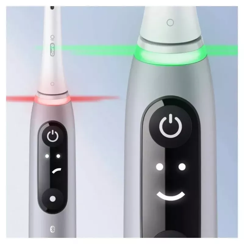 Braun iO Serie 6 pieaugušo vibrējošā zobu birste pelēka