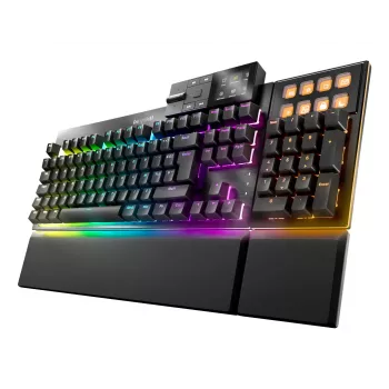be quiet Dark Mount Silent Linear FR ISO tastatūra Spēlēm USB AZERTY franču melna