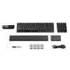 be quiet Dark Mount Silent Linear FR ISO tastatūra Spēlēm USB AZERTY franču melna