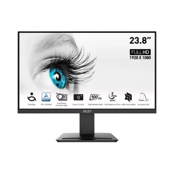 MSI PRO MP2412DE datora monitors 60,5 cm (23,8 collas) 1920 x 1080 pikseļi Full HD LCD Melns
