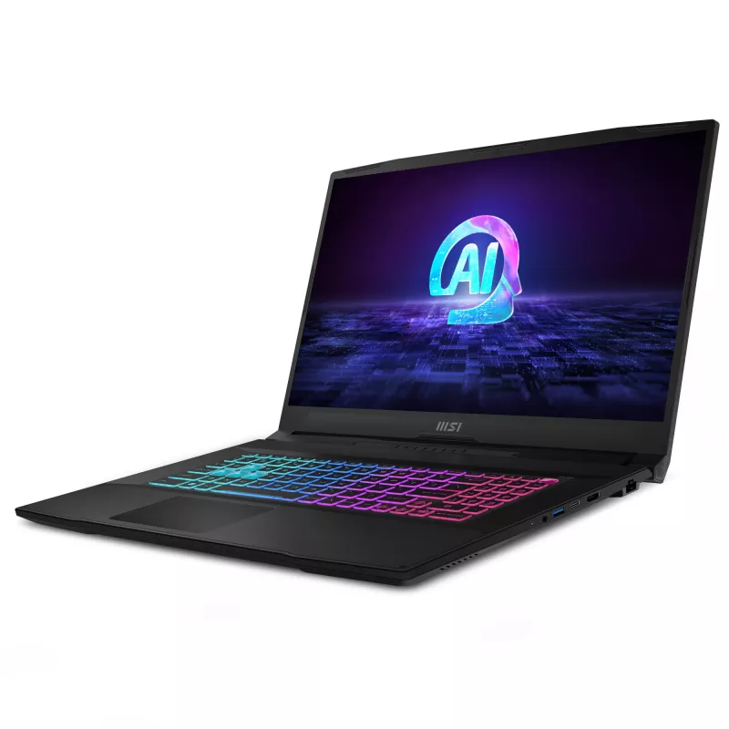 MSI Katana A17 AI B8VF-835NL AMD Ryzen™ 9 8945HS klēpjdators 43.9 cm (17.3 collas) Full HD 16 GB DDR5-SDRAM 1 TB SSD NVIDIA GeForce RTX 4060 Wi-Fi 6E (802.11ax) Windows 11 Home melns