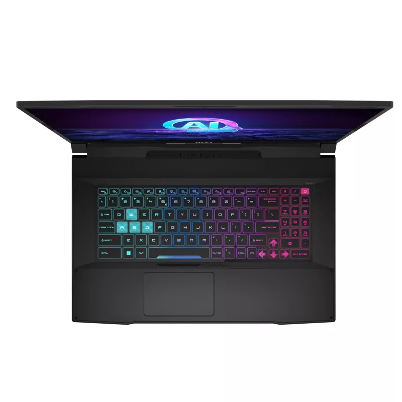 MSI Katana A17 AI B8VF-835NL AMD Ryzen™ 9 8945HS klēpjdators 43.9 cm (17.3 collas) Full HD 16 GB DDR5-SDRAM 1 TB SSD NVIDIA GeForce RTX 4060 Wi-Fi 6E (802.11ax) Windows 11 Home melns