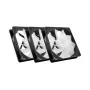 PC korpusa ventilators MSI MAG F120 ARGB x3 — 120 mm, 1300 apgr./min, hidrauliskais gultnis, melns