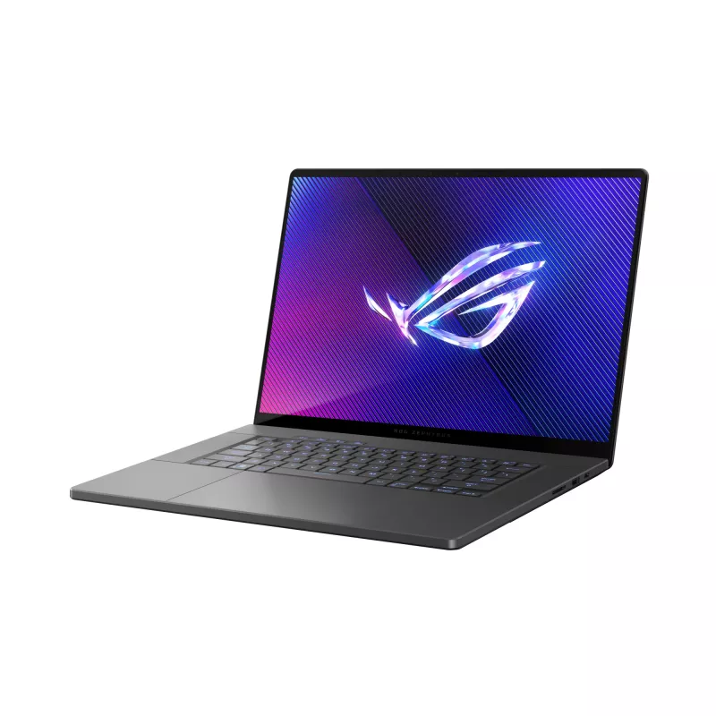 ASUS ROG Zephyrus G16 GU605MI-QR044W Intel Core Ultra 9 185H klēpjdators 40,6 cm (16 collas) WQXGA 32 GB LPDDR5x-SDRAM 1 TB SSD NVIDIA GeForce RTX 4070 Wi-Fi 6E (802.11ax) Windows 11 Home pelēks