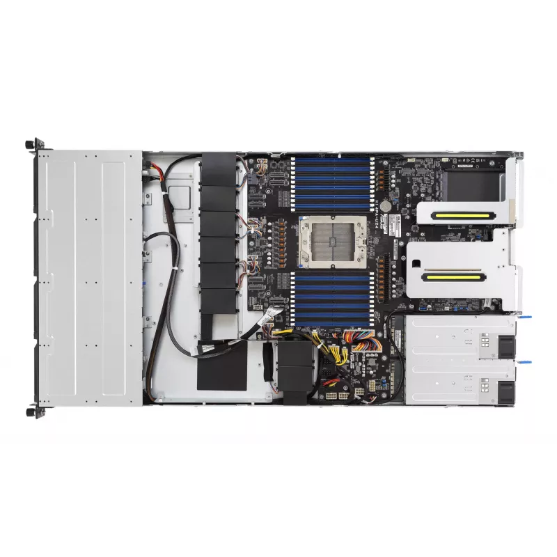ASUS RS501A-E12-RS4 LGA 6096 plaukta (1U) melns, sudrabains