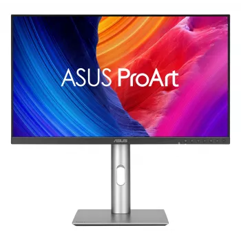 Datora monitors ASUS ProArt PA278CGRV 27 collas (68.6 cm) QHD 2560×1440 IPS LCD Silver, 5 ms, USB‑C, USB 3.2 centrmezgls, skaļruņi, VESA, augstuma regulēšana