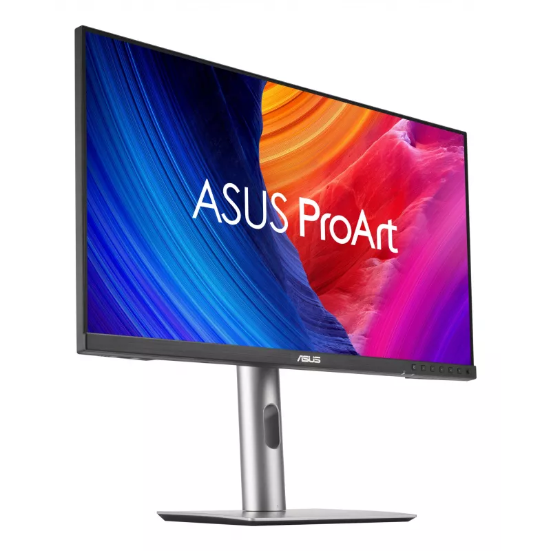 Datora monitors ASUS ProArt PA278CGRV 27 collas (68.6 cm) QHD 2560×1440 IPS LCD Silver, 5 ms, USB‑C, USB 3.2 centrmezgls, skaļruņi, VESA, augstuma regulēšana
