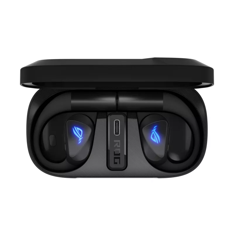 Austiņas ASUS ROG Cetra Open Wireless TWS Bluetooth auss āķis Melns, 20–20000 Hz, 116 g