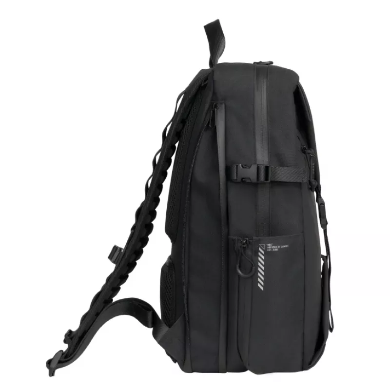 Mugursoma klēpjdatoram ASUS ROG Archer Backpack 16 BP2600 — piemērota 40,6 cm (16 collu) klēpjdatoram, poliesters un āda, melna