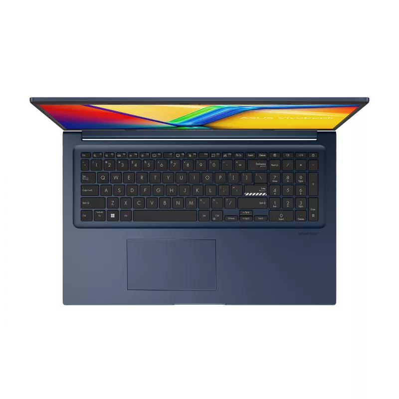 Portatīvais dators ASUS Vivobook 17 X1704VA Intel Core 3 100U, 17.3 collu FHD, 16GB DDR5, 512GB SSD, Wi‑Fi 6, Windows 11 Home, zils
