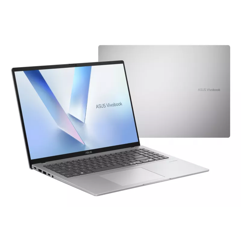 Klēpjdators ASUS Vivobook 16 M1607KA-MB186W — AMD Ryzen AI 5 330, 16 collu WUXGA, 16 GB DDR5, 512 GB SSD, Windows 11 Home, sudraba