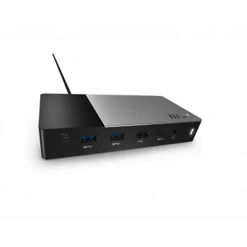 MSI USB-C dokstacija Gen 2 USB 3.2 Gen 2 (3.1 Gen 2) Type-C melna