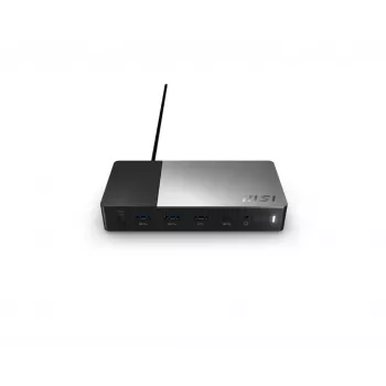 MSI USB-C dokstacija Gen 2 USB 3.2 Gen 2 (3.1 Gen 2) Type-C melna