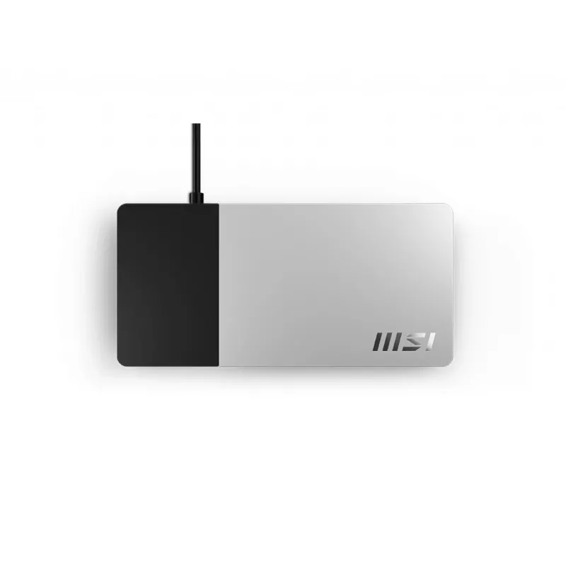 MSI USB-C dokstacija Gen 2 USB 3.2 Gen 2 (3.1 Gen 2) Type-C melna