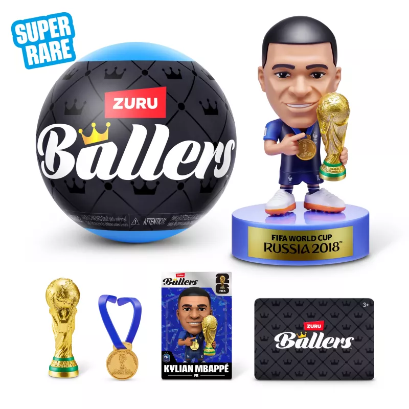 ZURU FIFA WORLD CUP 2026™ Ballers Series 1, 3 gadi, FIFA, melns