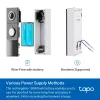 TP-Link Tapo Video Doorbell Camera 1 × D235, 1 × D100C, melna, balta, IP66, 130°, infrasarkanais, sienas, CE, RoHS, RCM,R-NZ,FCC, EAC, Triman, UKCA
