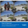 TP-Link Tapo Video Doorbell Camera 1 × D235, 1 × D100C, melna, balta, IP66, 130°, infrasarkanais, sienas, CE, RoHS, RCM,R-NZ,FCC, EAC, Triman, UKCA