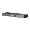 TP-Link Omada DS1016G tīkla slēdzis Nepārvaldāms Gigabit Ethernet (10/100/1000) 1U Melns