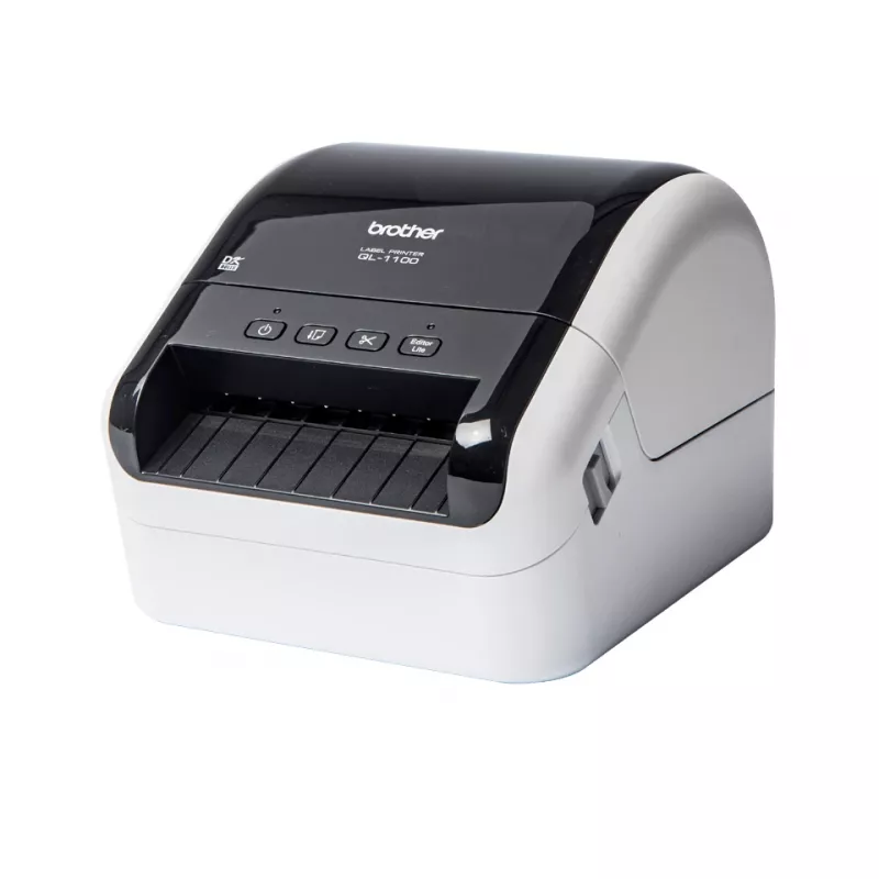 Brother QL-1100C etiķešu printeris ar tiešo termopārnesi 300 x 300 DPI 110 mm/sek. ar vadu