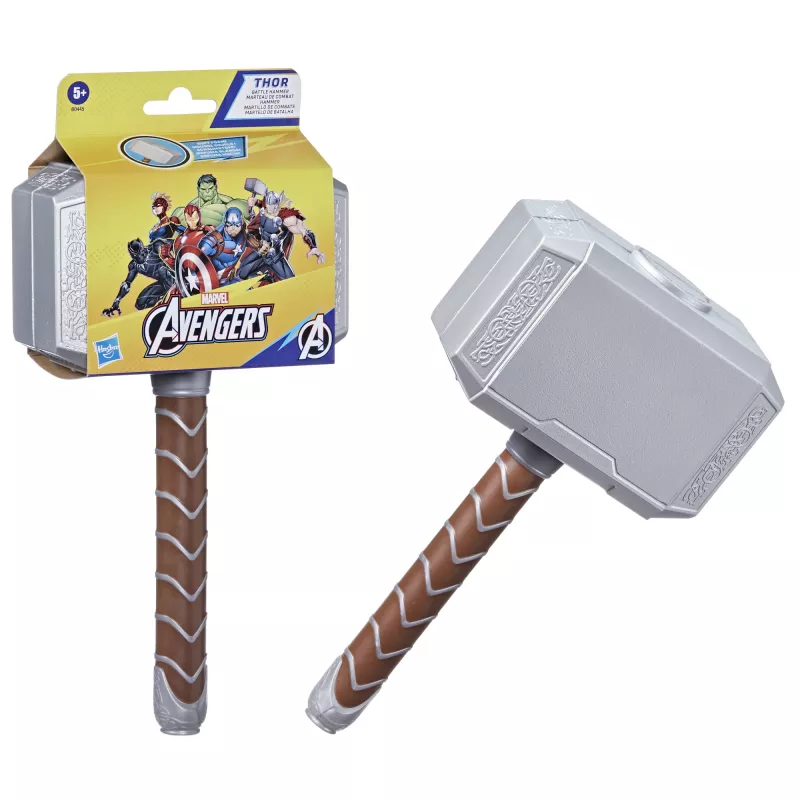Marvel Avengers Thor Battle Hammer lomu spēles rotaļlieta bērniem no 5 gadu vecuma, Piedzīvojums, 5 gadi