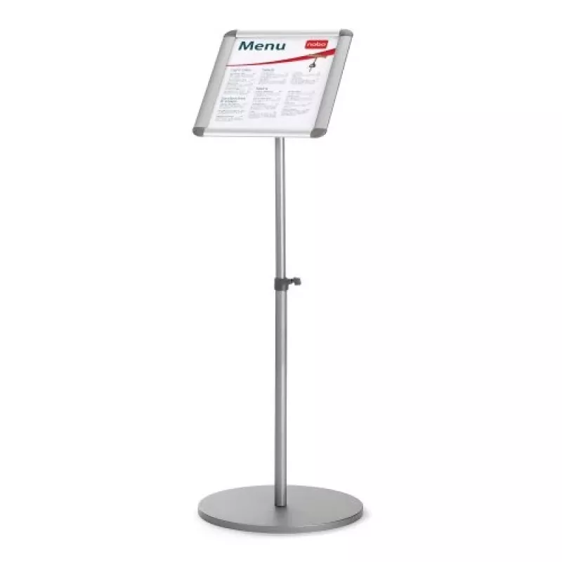 Nobo Essence A3 displeja statīvs, sudraba krāsa, 463 mm, 1475 mm, 300 mm, 2.3 kg, 420 mm