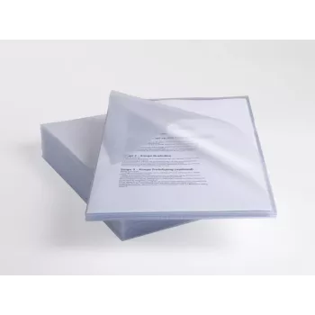 Rexel Anti-Slip A4 Folders Clear (25), Polypropylene (PP), Transparent, 20 sheets, 25 gab.