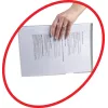 Rexel Anti-Slip A4 Folders Clear (25), Polypropylene (PP), Transparent, 20 sheets, 25 gab.
