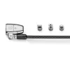 Kensington ClickSafe 2.0 3-in-1 atslēdzamais klēpjdatora bloķētājs (Master Keyed FT)