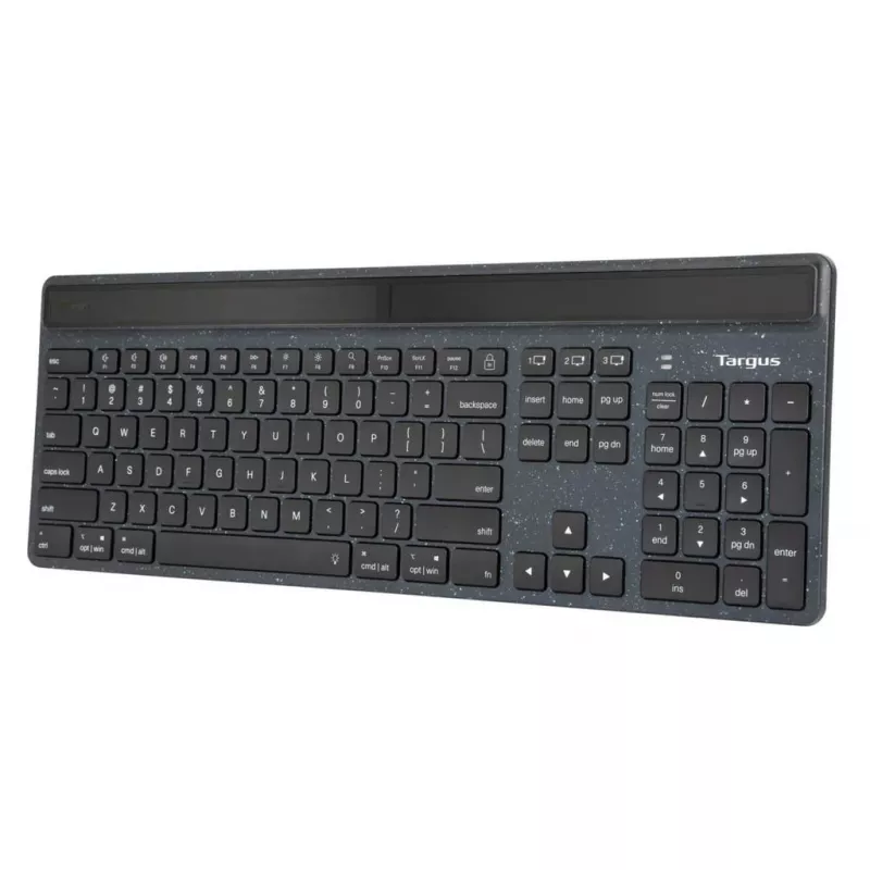 Targus EcoSmart AKB868UK tastatūra Universāla Bluetooth QWERTY UK angļu Melna