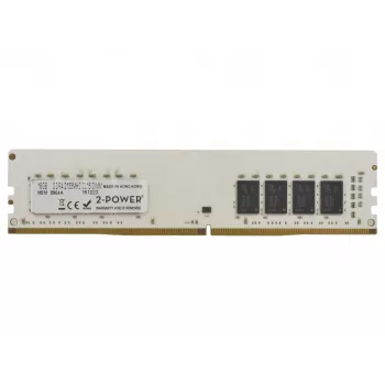 2-Power 16GB DDR4 2133MHZ CL15 DIMM atmiņa, 16 GB, 1 x 16 GB, DDR4, 2133 MHz, 288 kontaktu DIMM, zaļa