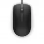 DELL vadu pele - MS116 - melna, piemērota abām rokām, optiska, USB Type-A, 1000 DPI, melna