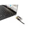 DELL 461-AAEU kabeļa bloķētājs Melns, Nerūsējošais tērauds 1.8 m